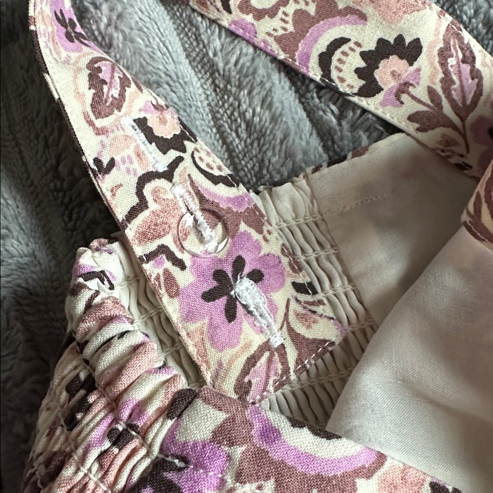 New with tags Z Suppy Floral fit and flare elastic smocked waist midi maxi dress - Picture 8 of 15